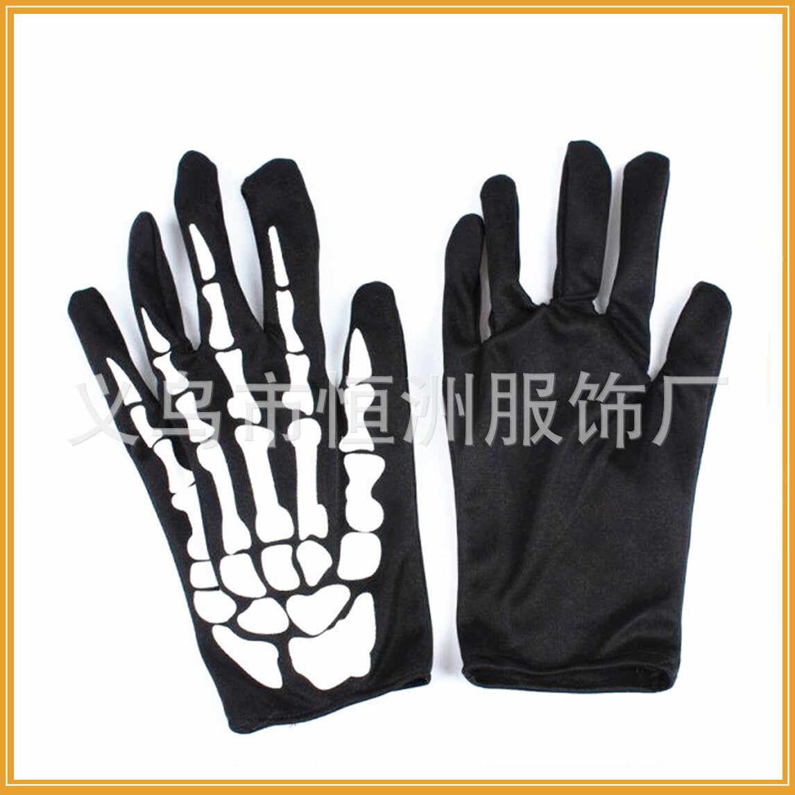 Hot halloween skeleton gloves skeleton socks horror ghost claw gloves dead bleeding gloves