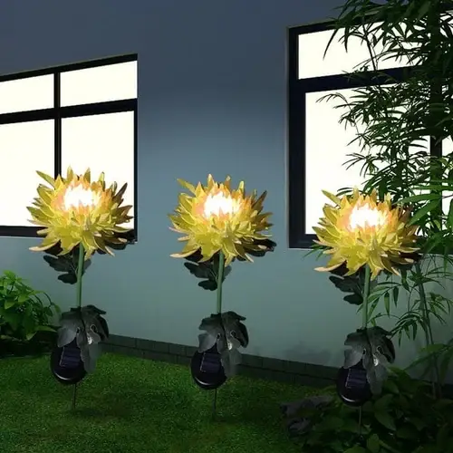 🎁Best Mother's Day Gift Of 2023🎁Outdoor Chrysanthemum Solar Garden Stake Decor Lights