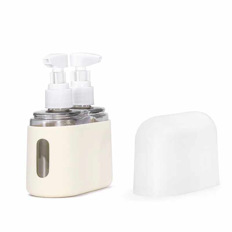 Mini Shampoo Dispenser Portable Travel Bottle Set