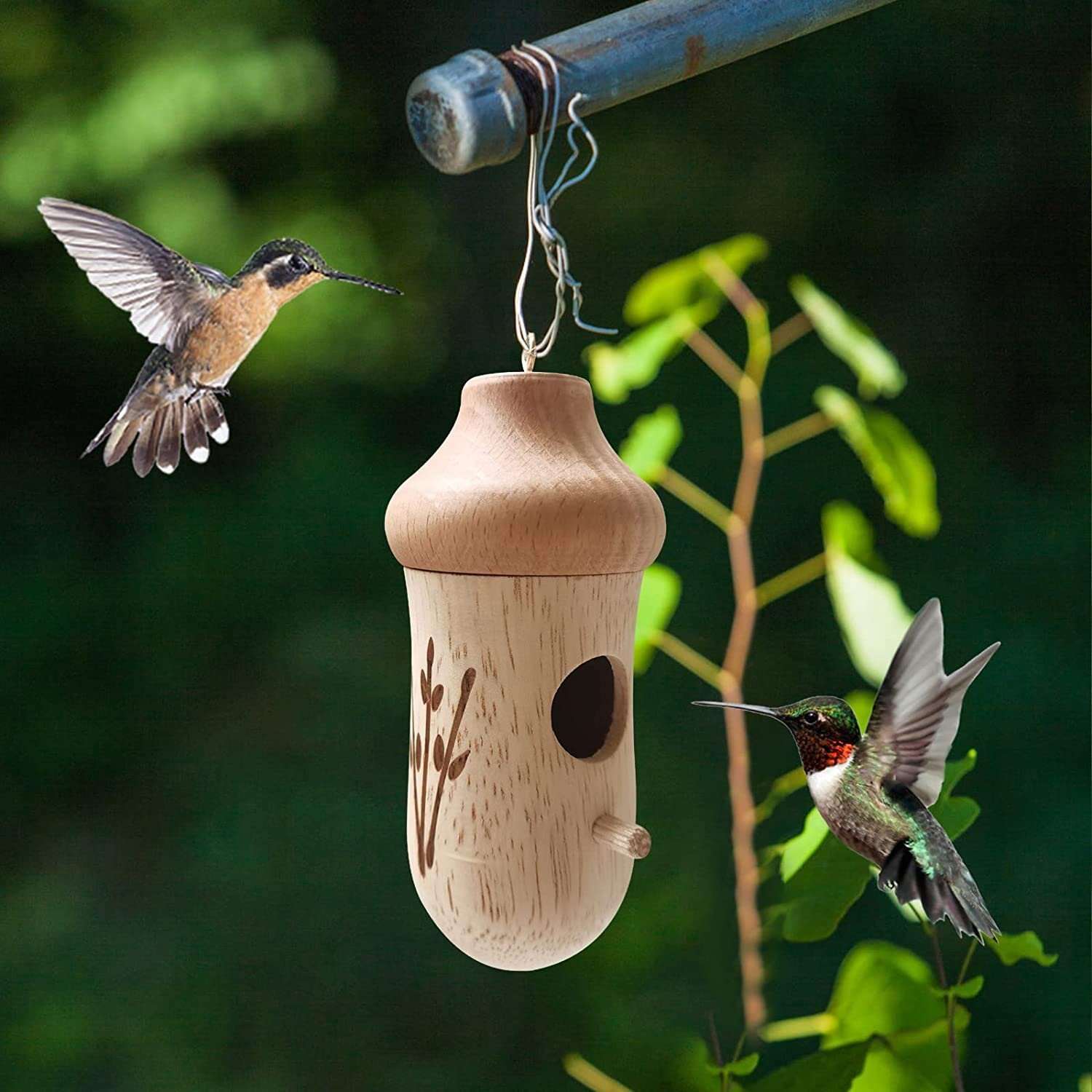 Last Day Sale 70% OFFWooden Hummingbird House-Gift for Nature Lovers