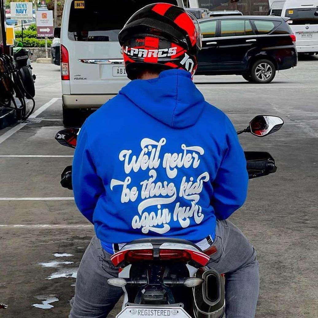 We'll Never Be Those Kids Again Print Hoodie