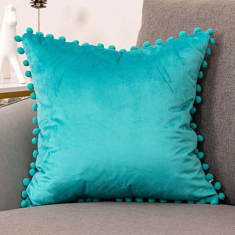 1pc Velvet  Sofa Pillow Cover