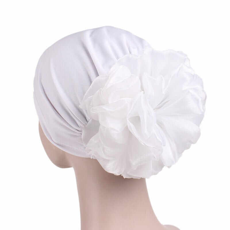 Woman Big Flower Turban Hair Accessories