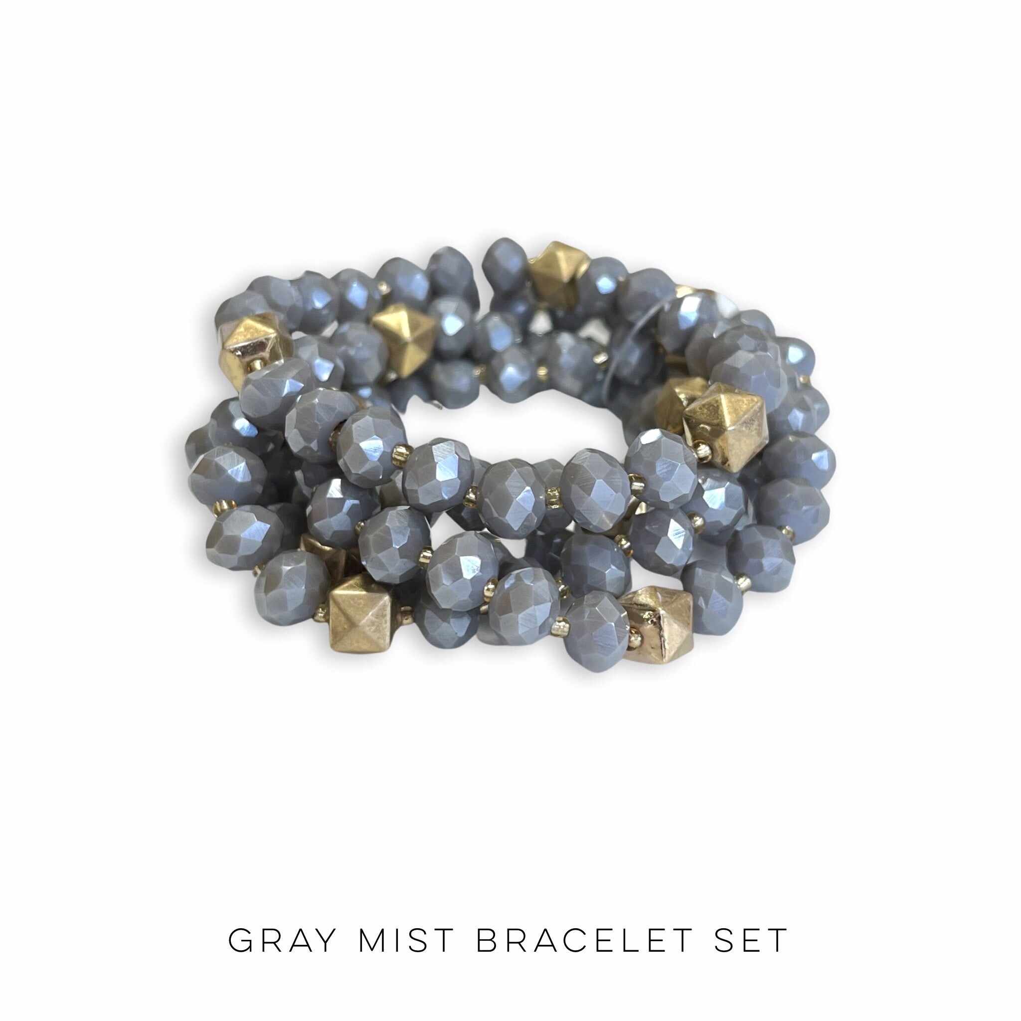 Gray Mist Bracelet Set