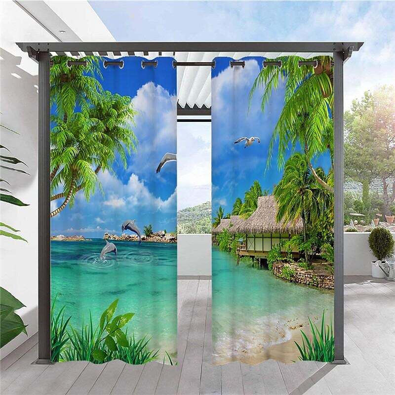 Waterproof Outdoor Curtain Privacy