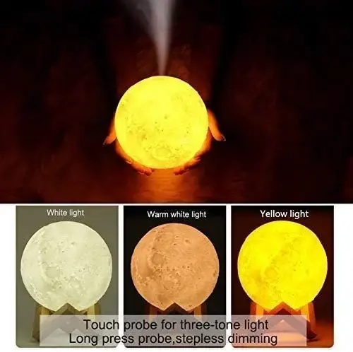 3D MOON NIGHT LAMP HUMIDIFIER