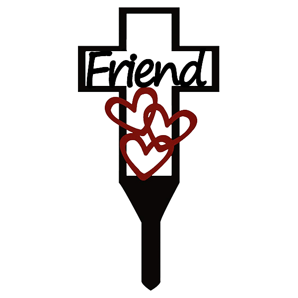 Hot Sale - Cemetery Memorial Cross Stake for Parents