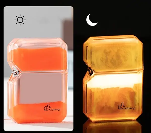 🔥Luminous color quicksand kerosene windproof lighter🔥