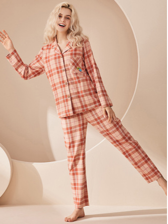 Casual Cotton Loose Regular Sleeve Pajama Set