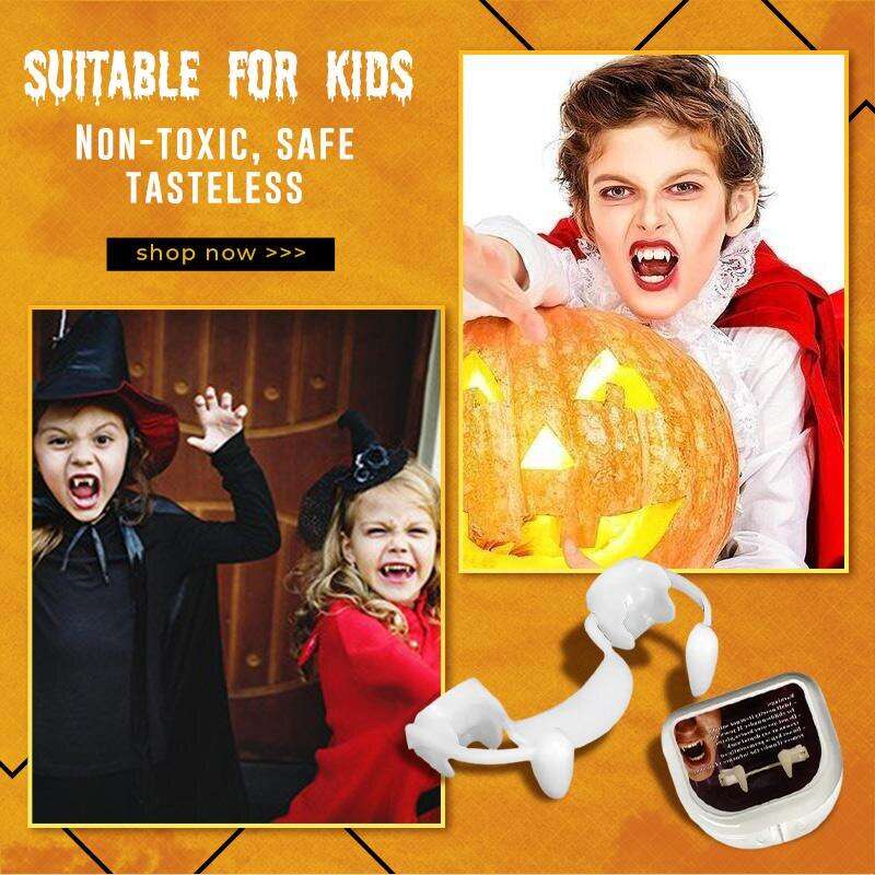 Retractable Halloween Vampire Fangs