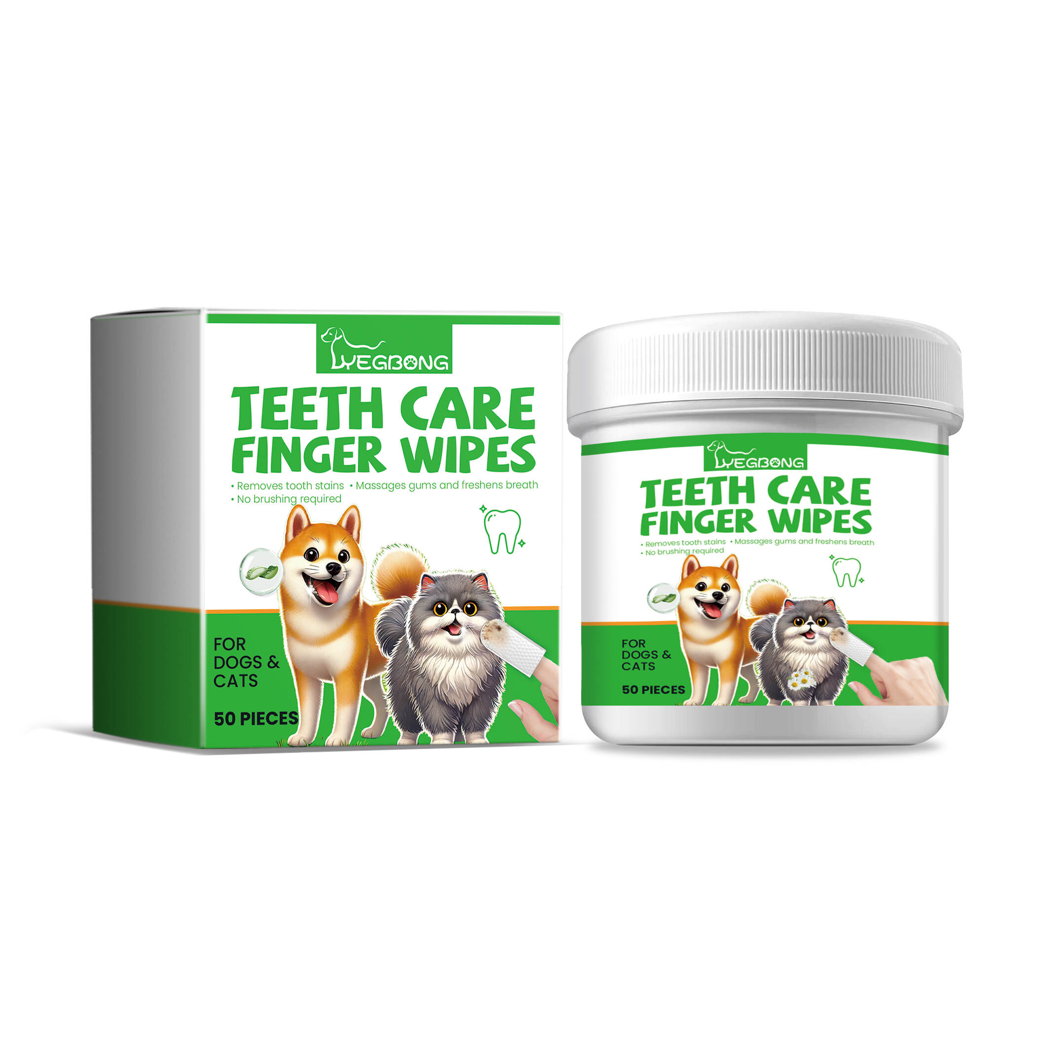 Teeth Care Finger Wipes