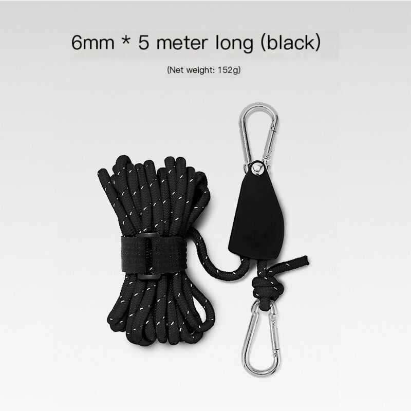 Hot sales-Portable Adjustable Fix Tent High Strength Fast Release Pulley Camping Rope