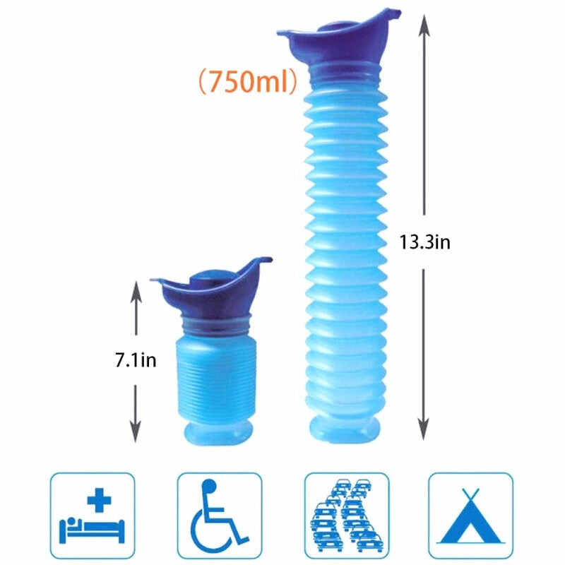 Unisex portable urinal