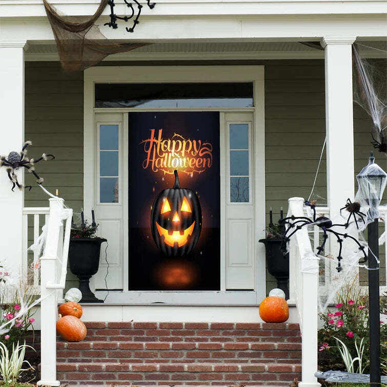 Happy Halloween Door Mural