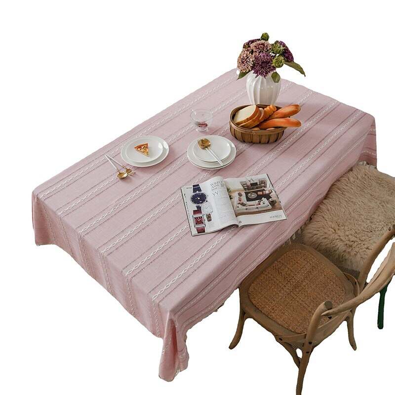 Pastoral Tablecloth Cotton Linen Fabric Table Cloth