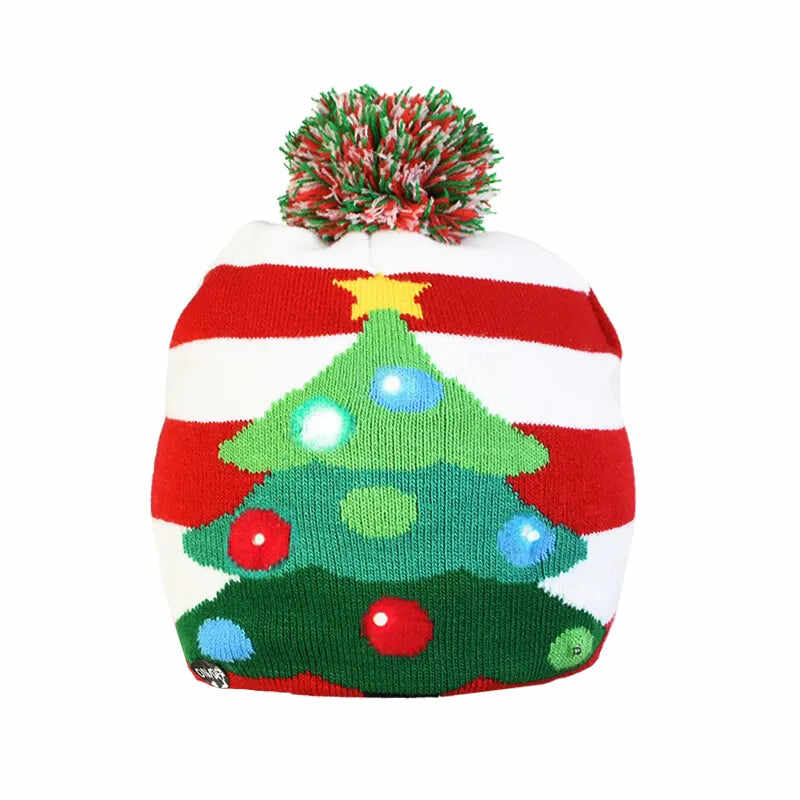 Early Christmas Sale 50% OFFChristmas Theme LED Beanies - Buy 4 Get 1 Free