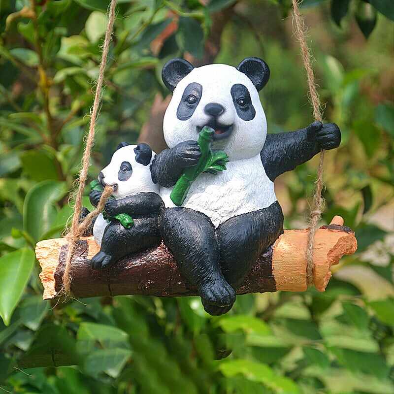 Cute Swing Animal Statue