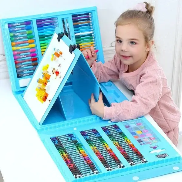 Deluxe 6-In-1 Art Creativity Set(🎁The Best Present For Kids)