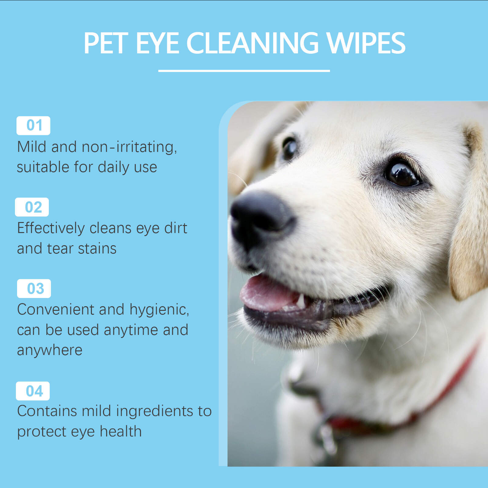 Pet Eye Cleaning Wipes