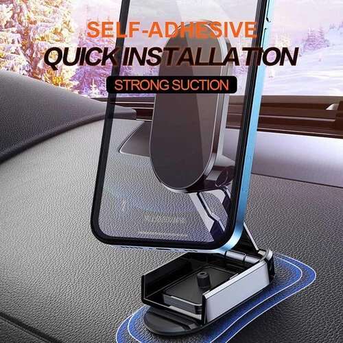 (🔥Summer Hot Sale - 48%) 360° Rotating Folding Magnetic Car Phone Holder - 👍Buy 2 Save $10