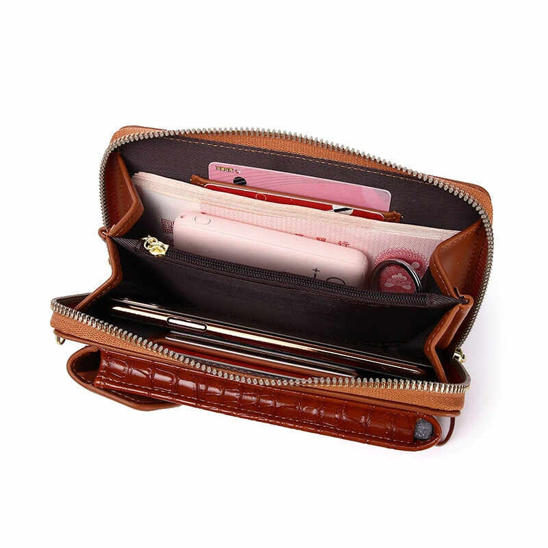 Women Bag Shoulder Bag Female Handbags Messenger Bag Wallet Card Bags Crocodile Pattern Coin Purse Mobile Phone Bag