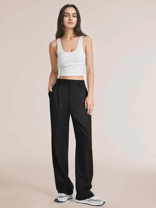 Last Day 49%OFF HIGH WAIST TAILORED WIDE LEG PANTS