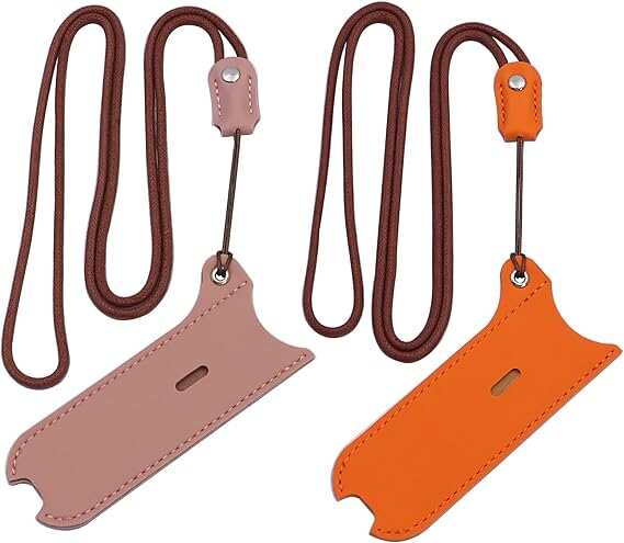 PU Leather Case Lanyard Necklace case