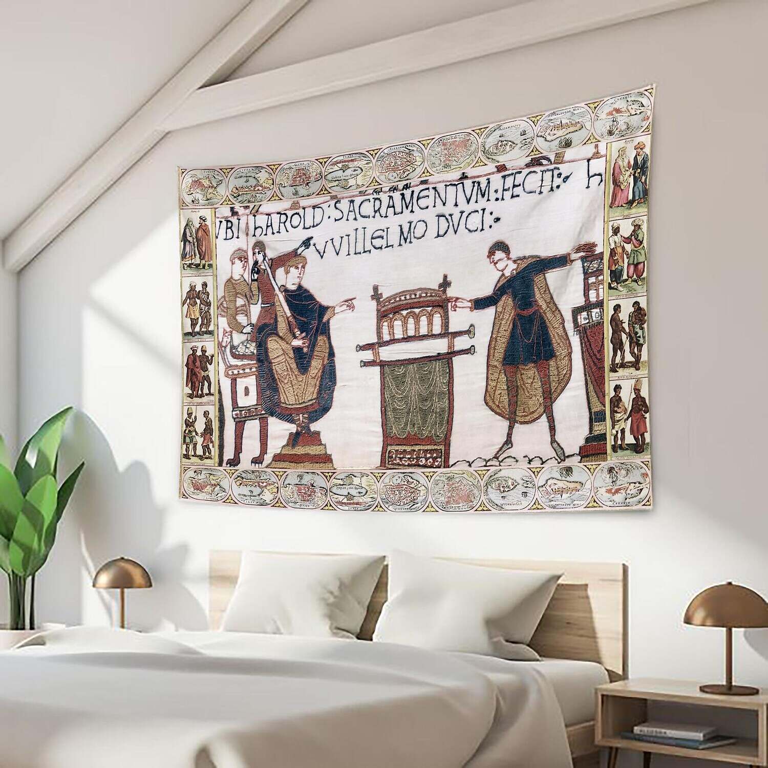 Bayeux Medieval Wall Tapestry Art Decor