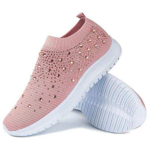 CRYSTAL BREATHABLE ORTHOPEDIC WALKING SHOES