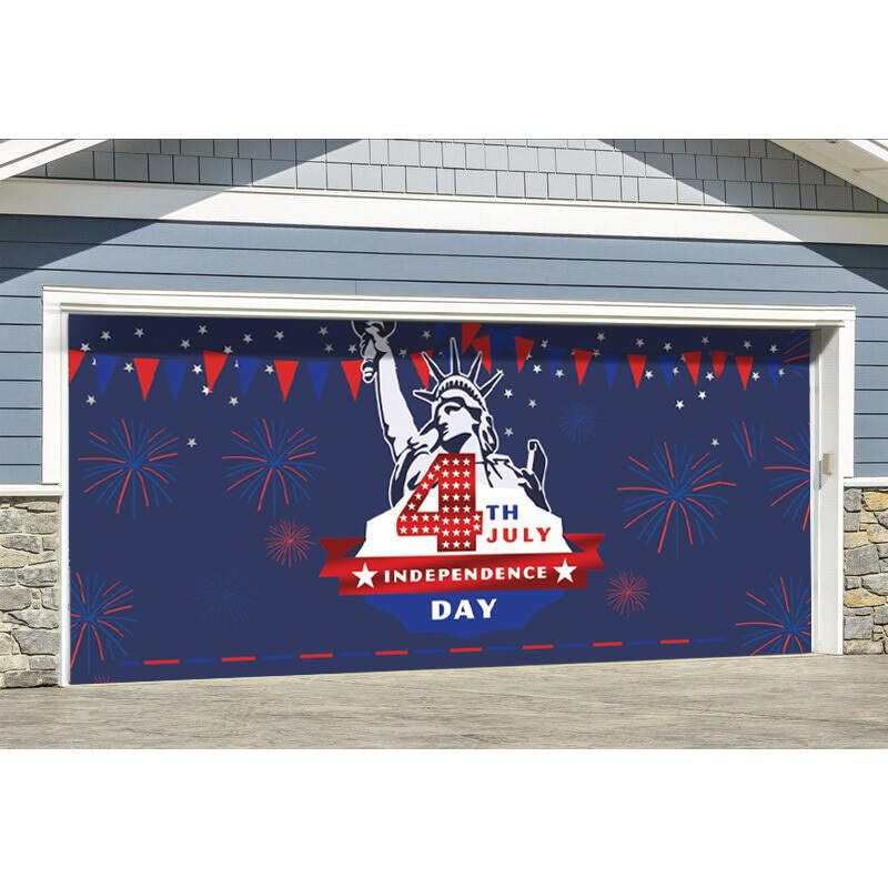 Patriotic Garage Door Mural