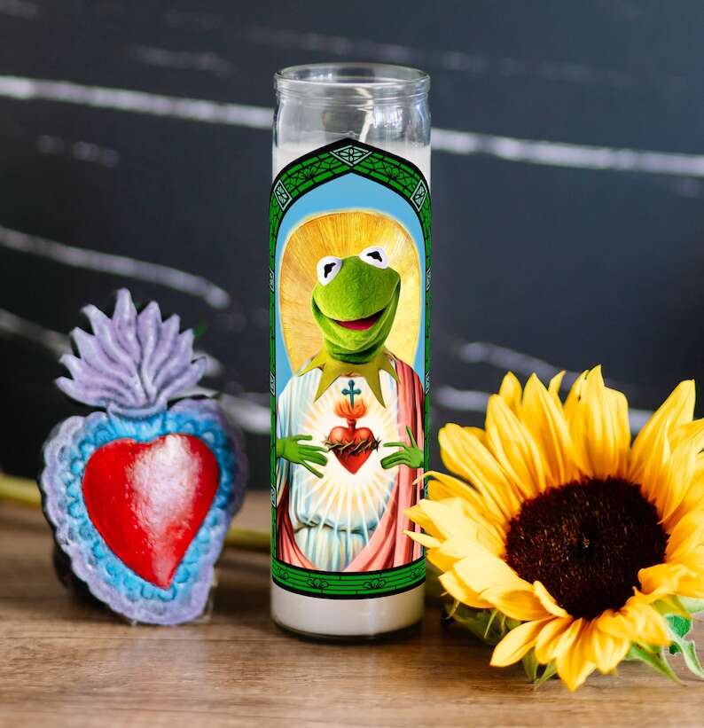 Saint Kermit Prayer Candle