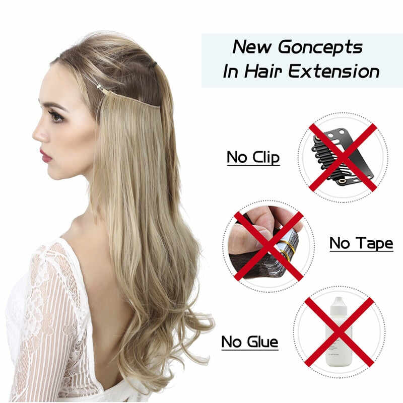 Secret hair invisible extensions