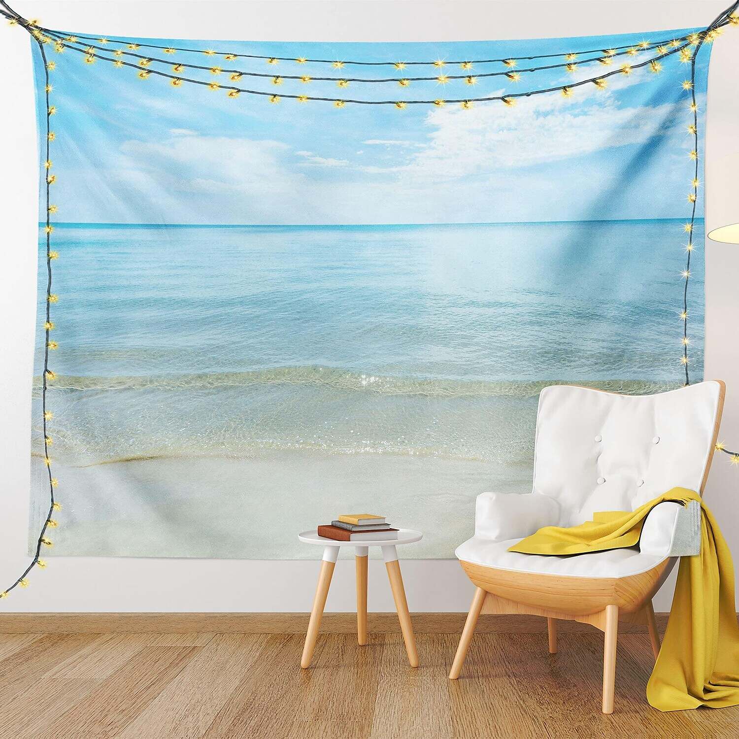 Beach Theme Wall Tapestry Art Decor Photograph Backdrop