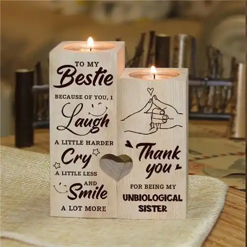 Christmas Sale 49% OFF Smile A Lot More - Candle Holder