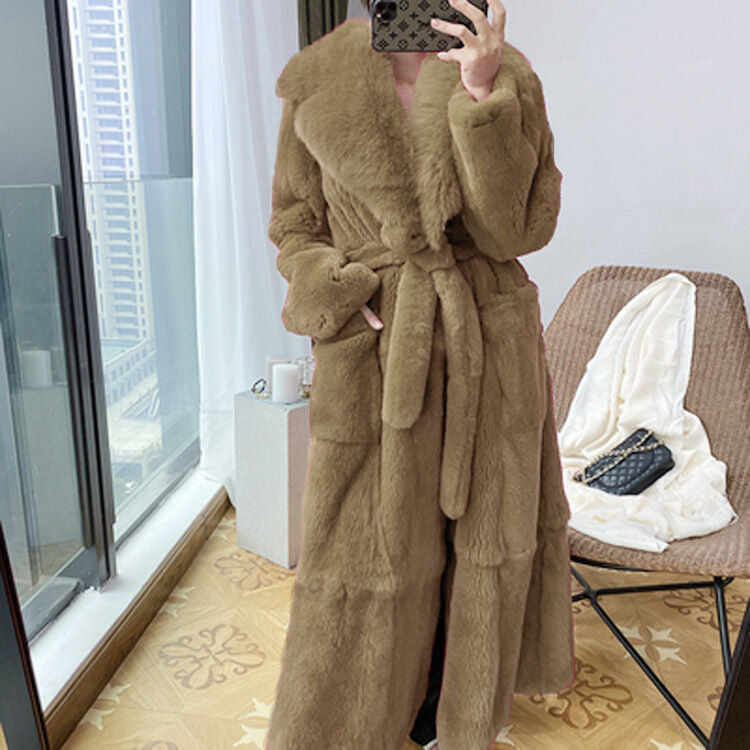 Faux Fur Coat Mid-length Coat