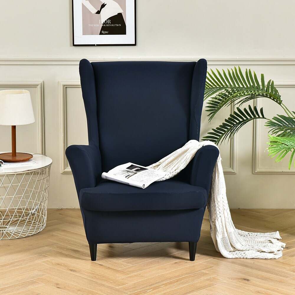 Slipcovers Wing Chair with Seat Cushion Cover for Strandmon