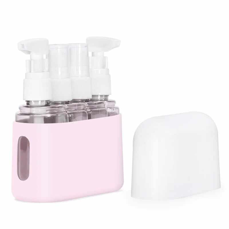 Mini Shampoo Dispenser Portable Travel Bottle Set