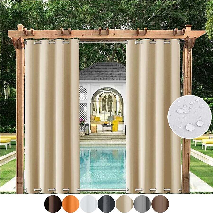 Waterproof Outdoor Curtain Privacy