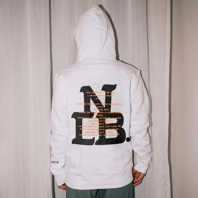 No Longer Bound Print Men's Hoodie