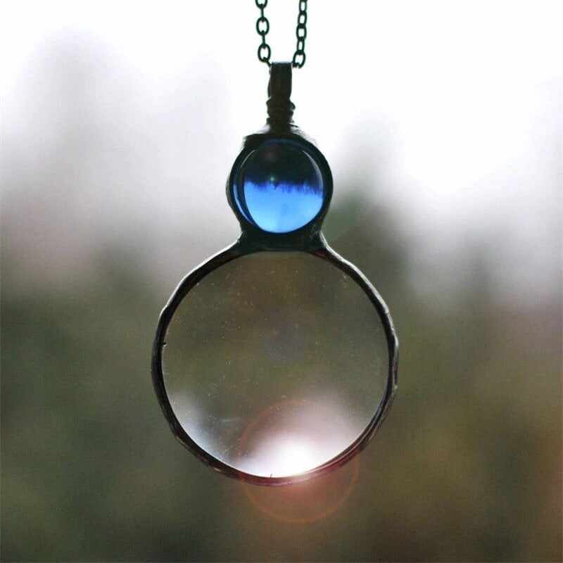 BIG SALE - 50% OFFMagnifying Glass Necklace gift