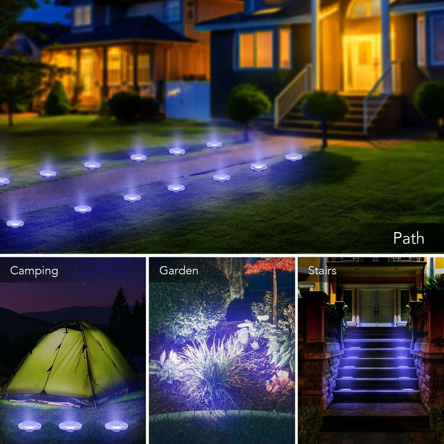 Hot sale -8LED Waterproof Solar Pathway Lights BUY MORE SAVE MORE