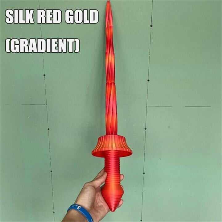 3D Printing Retractable Sword Toy Decoration