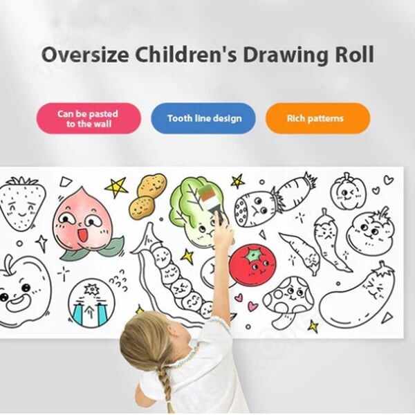 (Last Day Promotion 48% OFF) Children's Drawing Roll - BUY 3 GET 10%OFF & FREE SHIPPING NOW!