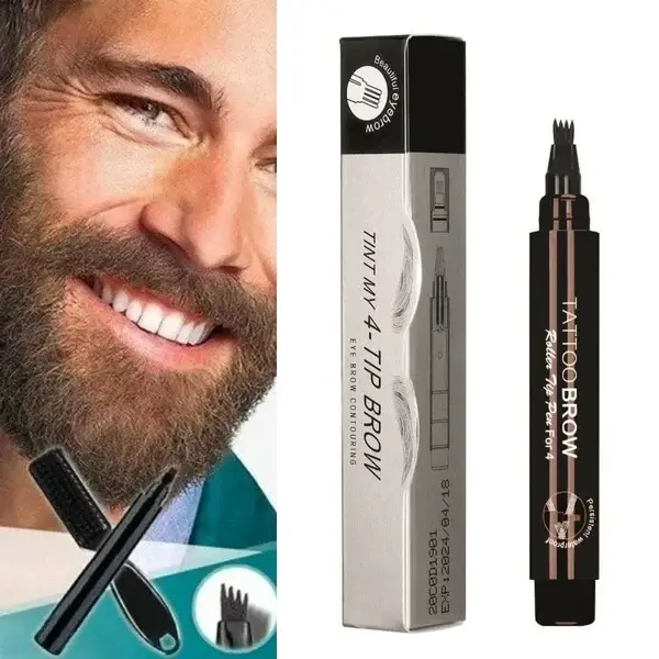 Last Day 49% OFF--Waterproof Beard Filling Pen Kit