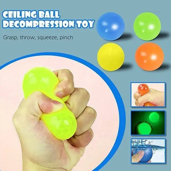 🔥HOT SALE NOW 49% OFF 🥳☄️Luminous Sticky Wall Ball Toy