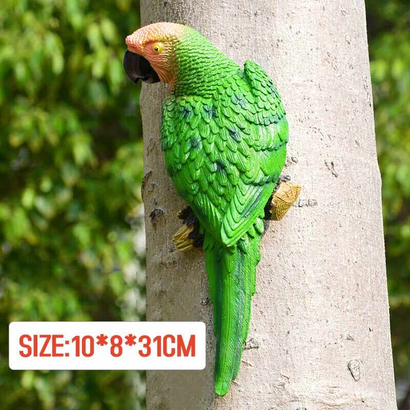 Resin Parrot Bird Statue