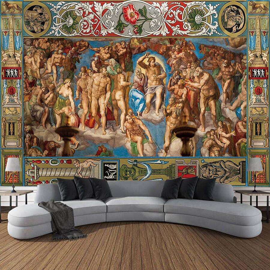 Versailles Paris France Hercules Renaissance Wall Tapestry Wall Murals Artwork Painting Design