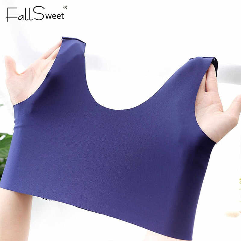 Wire Free Lace Bras for Women Plus Size Vest