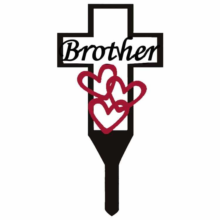 Hot Sale - Cemetery Memorial Cross Stake for Parents