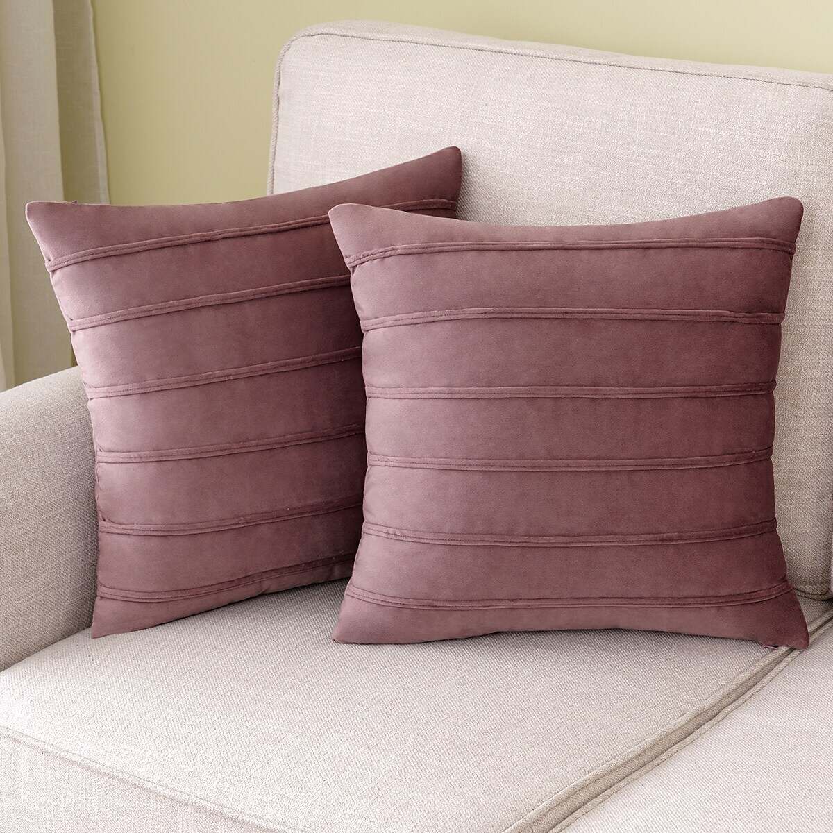 Solid Color Velvet Pillowcase Cushion Cover